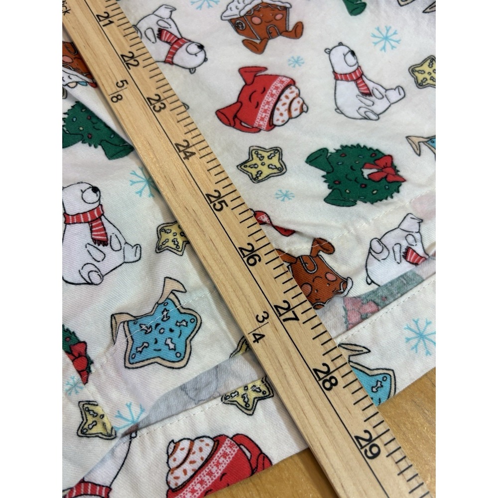 Wondershop Christmas Pajama Mens Top Size Medium Holiday Festive Button Shirt - Picture 11 of 12